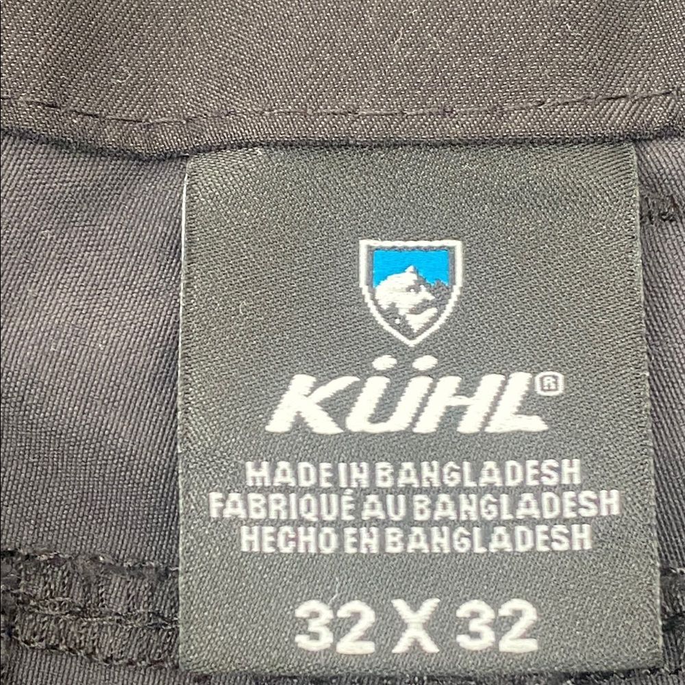 Kuhl Men's Black Performance Pants 32x32 TOUGH LIGHTWEIGHT Vent Outdoor Hiking - Picture 4 of 16
